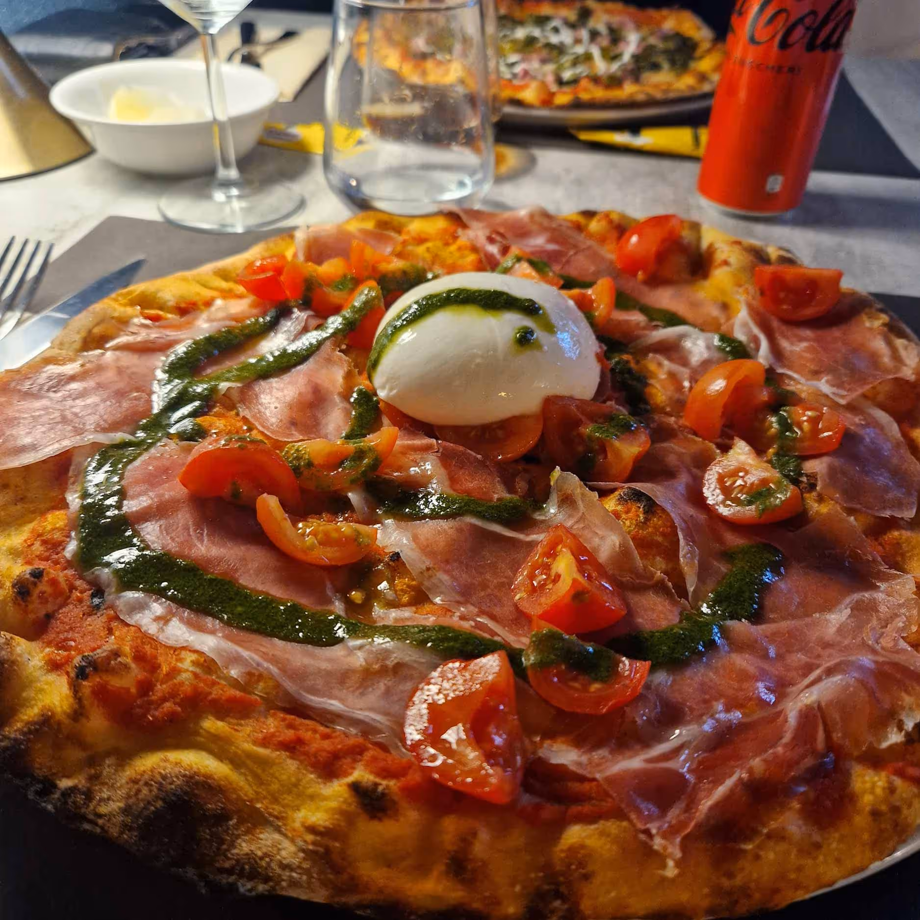 pizza burratina artigianale del boogie