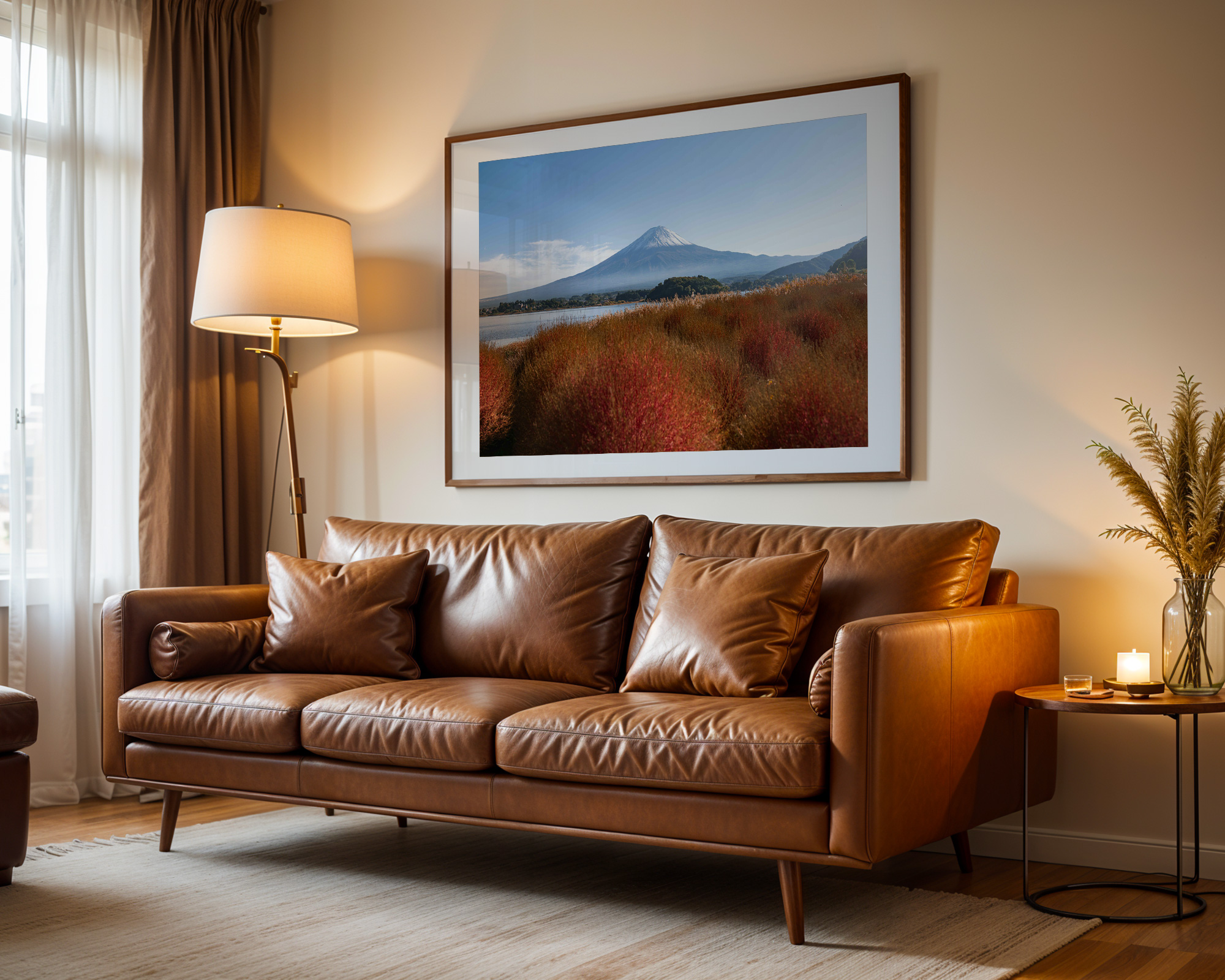 A moment of stillness beneath the timeless gaze of Mount Fuji — captured from the shores of Lake Kawaguchiko, where the air feels lighter and the world slows down.
The soft autumn hues frame Japan’s most iconic peak in perfect balance — calm, powerful, and endlessly inspiring.