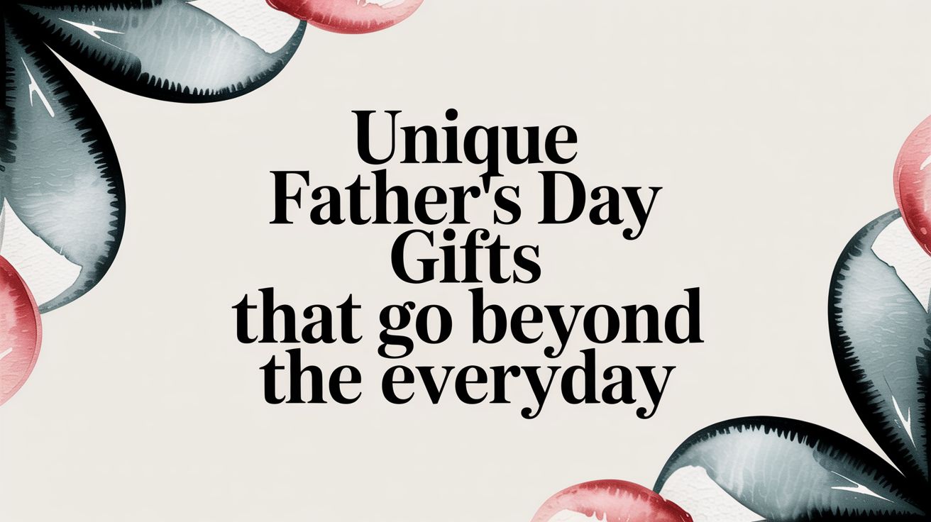 Unique Father's Day Gifts That Go Beyond the Everyday