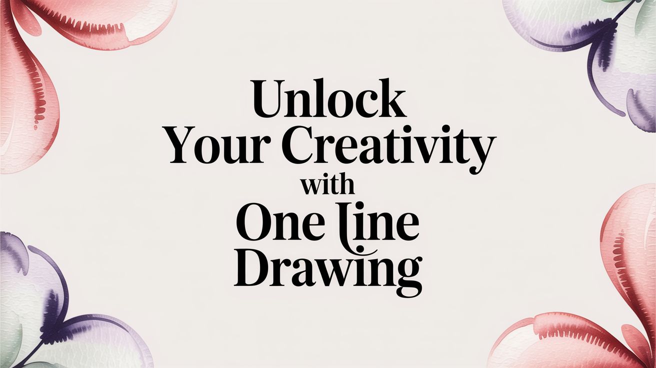 Unlock Your Creativity with One Line Drawing