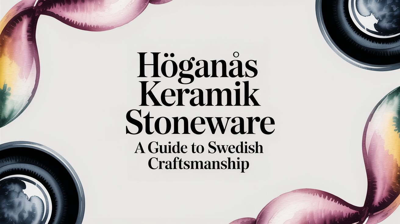 Höganäs Keramik Stoneware A Guide to Swedish Craftsmanship