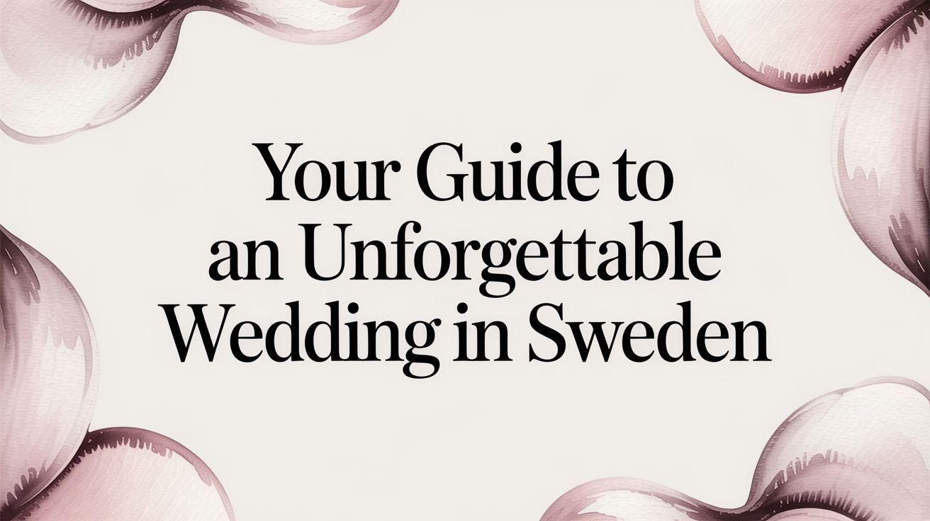 Your Guide to an Unforgettable Wedding in Sweden