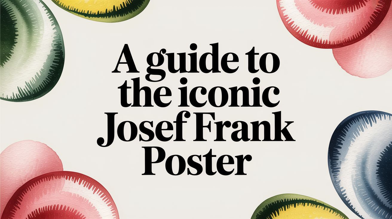 A Guide to the Iconic Josef Frank Poster
