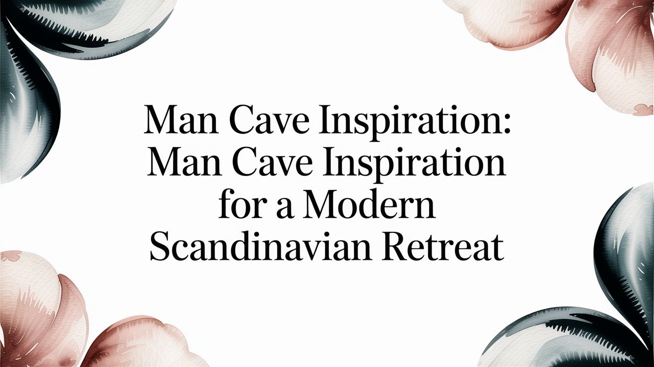 Man Cave Inspiration: A Guide to Your Modern Scandinavian Retreat