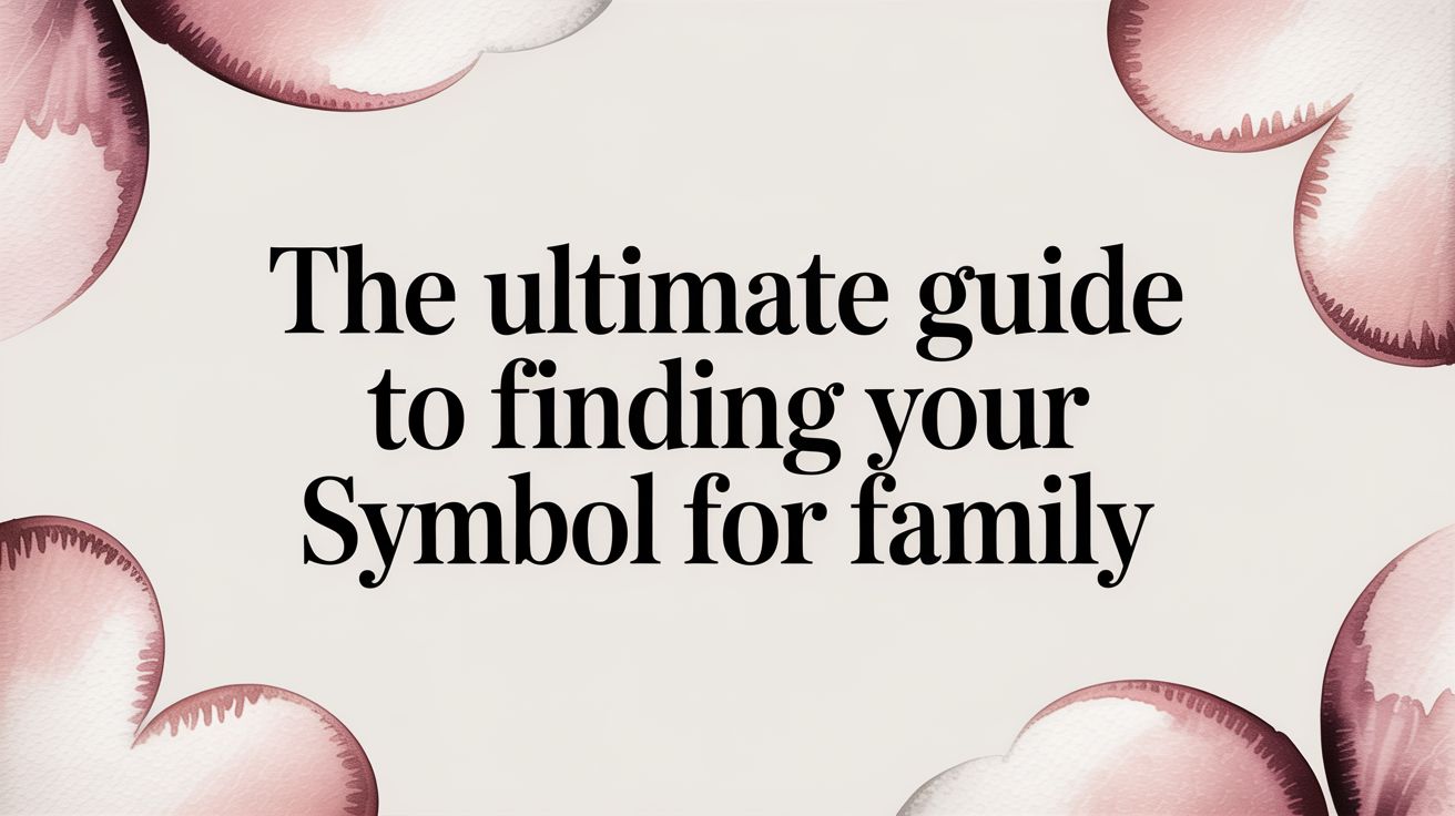 The Ultimate Guide to Finding Your Symbol for Family