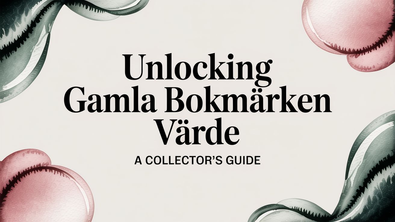 Unlocking Gamla Bokmärken Värde A Collector's Guide