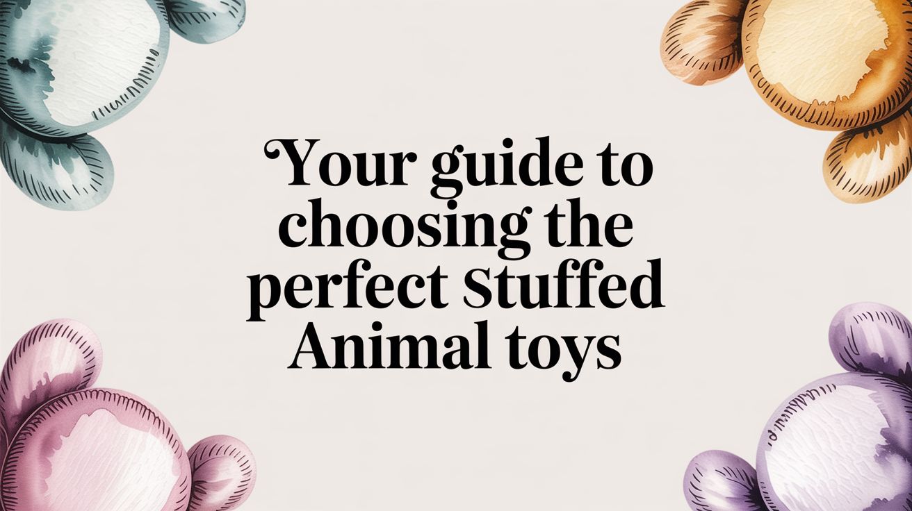 Your Guide to Choosing the Perfect Stuffed Animal Toys