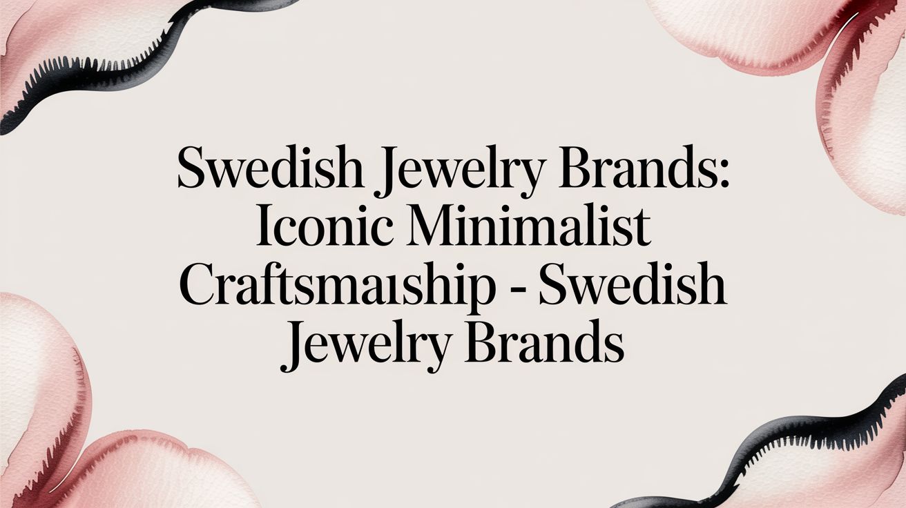 Swedish Jewelry Brands: Iconic Minimalist Craftsmanship - swedish jewelry brands