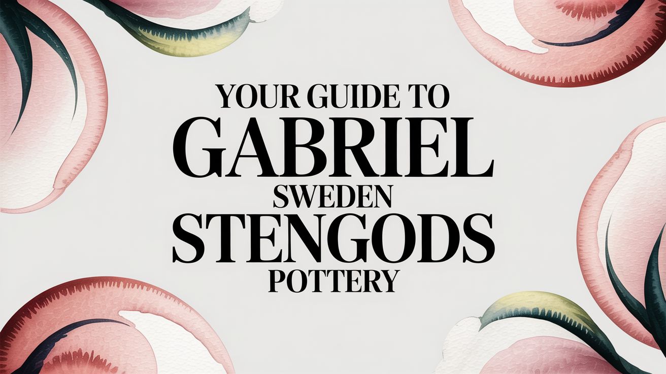Your Guide to Gabriel Sweden Stengods Pottery