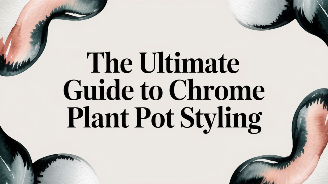 The Ultimate Guide to Chrome Plant Pot Styling
