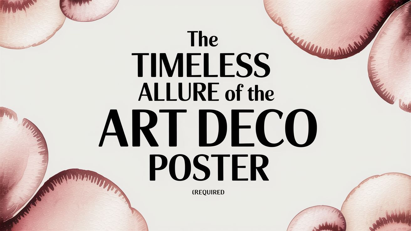 The Timeless Allure of the Art Deco Poster
