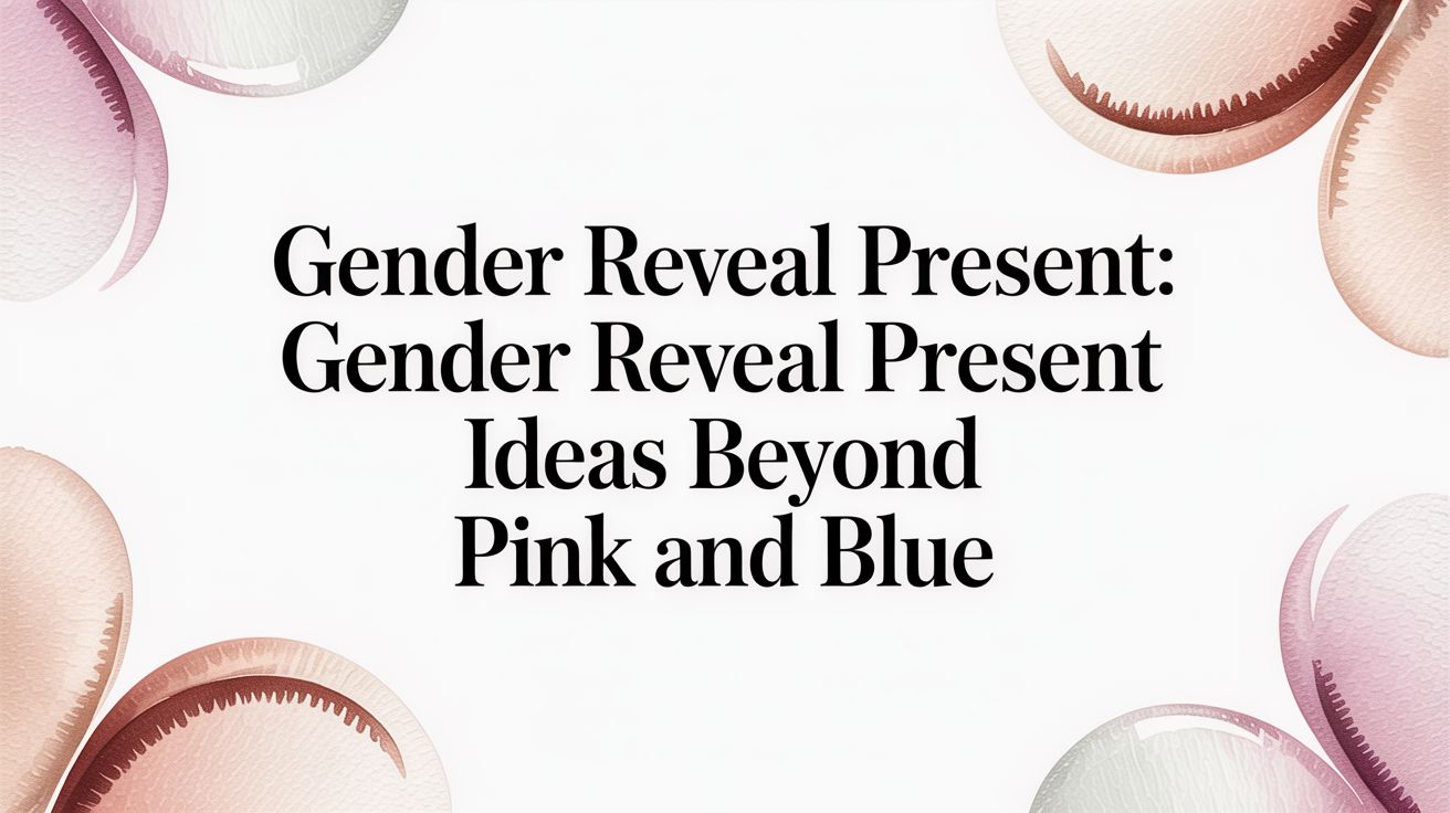 Gender Reveal Present: gender reveal present ideas beyond pink and blue