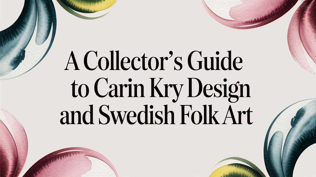 A Collector's Guide to Carin Kry Design and Swedish Folk Art