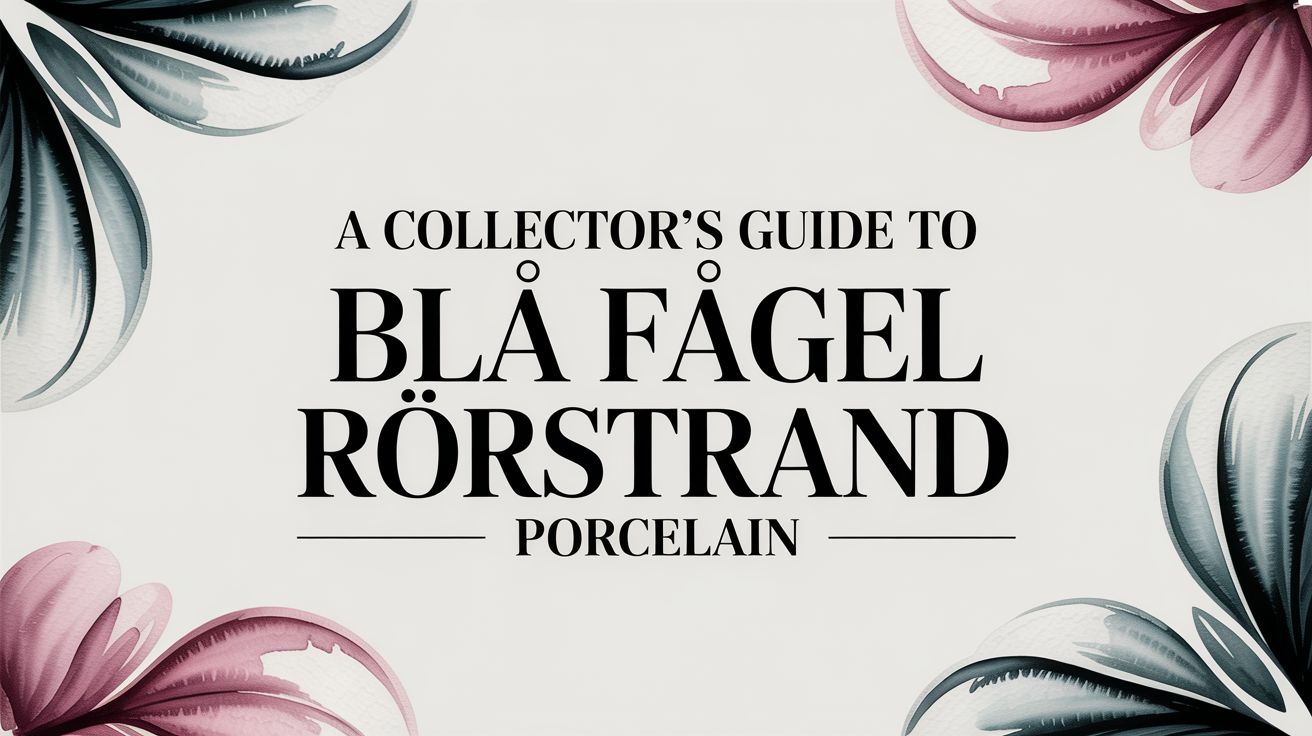 A Collector's Guide to Blå Fågel Rörstrand Porcelain