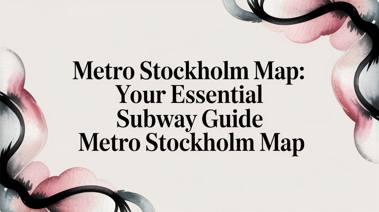 Metro Stockholm Map: Your Essential Subway Guide metro stockholm map