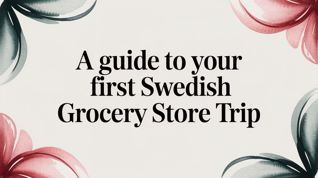A Guide to Your First Swedish Grocery Store Trip