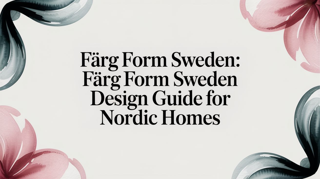 Färg Form Sweden: färg form sweden Design Guide for Nordic Homes
