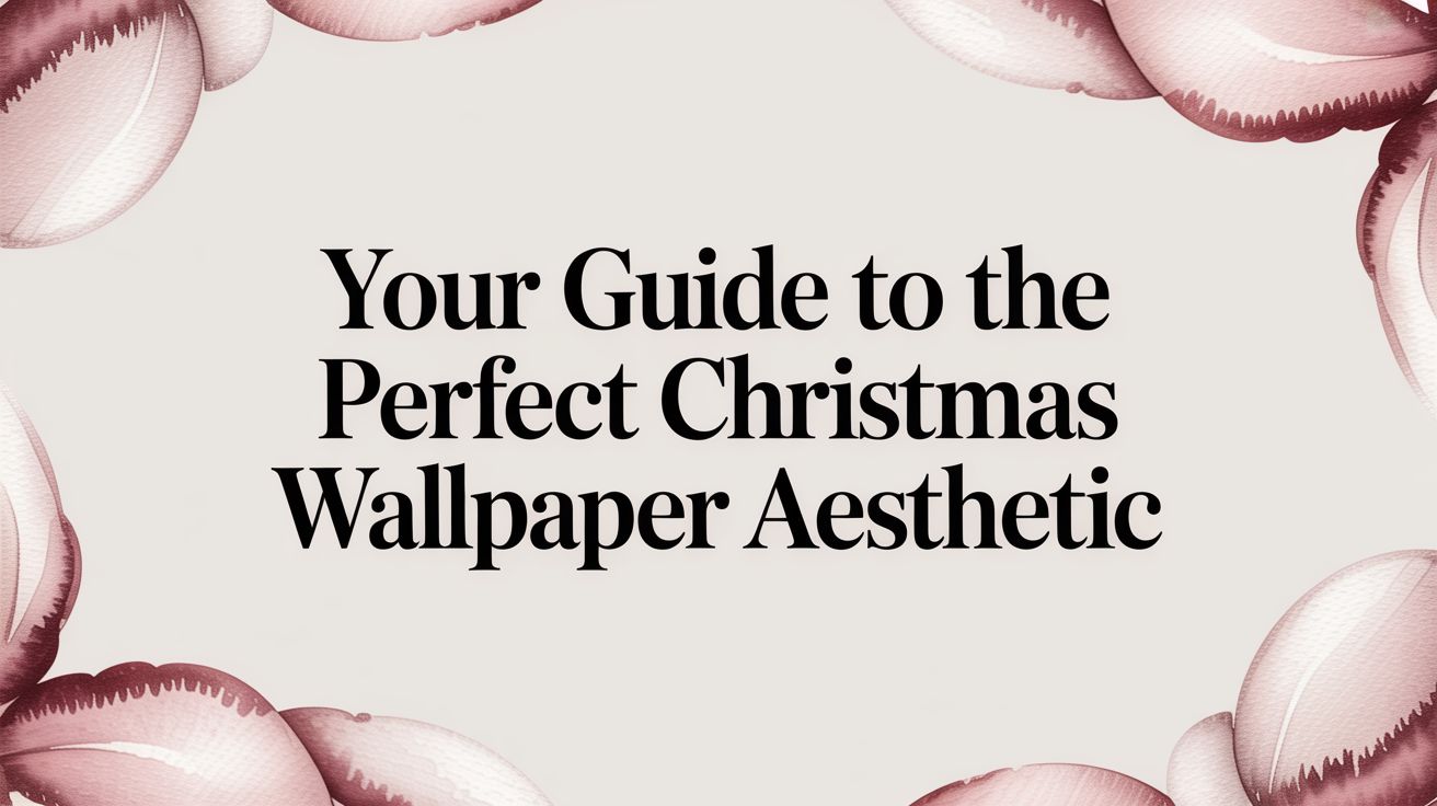 Your Guide to the Perfect Christmas Wallpaper Aesthetic