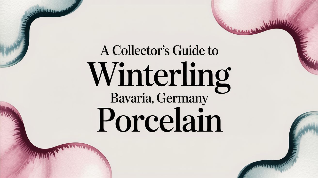 A Collector's Guide to Winterling Bavaria Germany Porcelain
