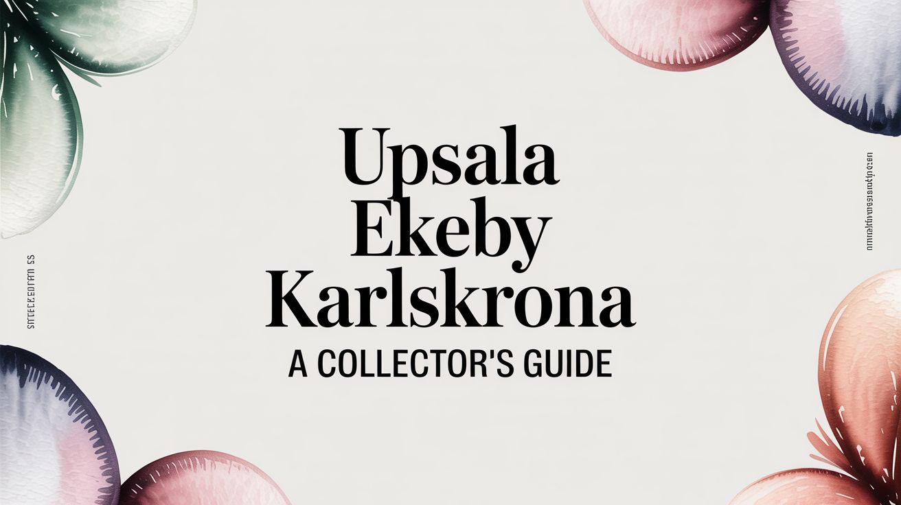 Upsala Ekeby Karlskrona: A Collector's Guide 2026