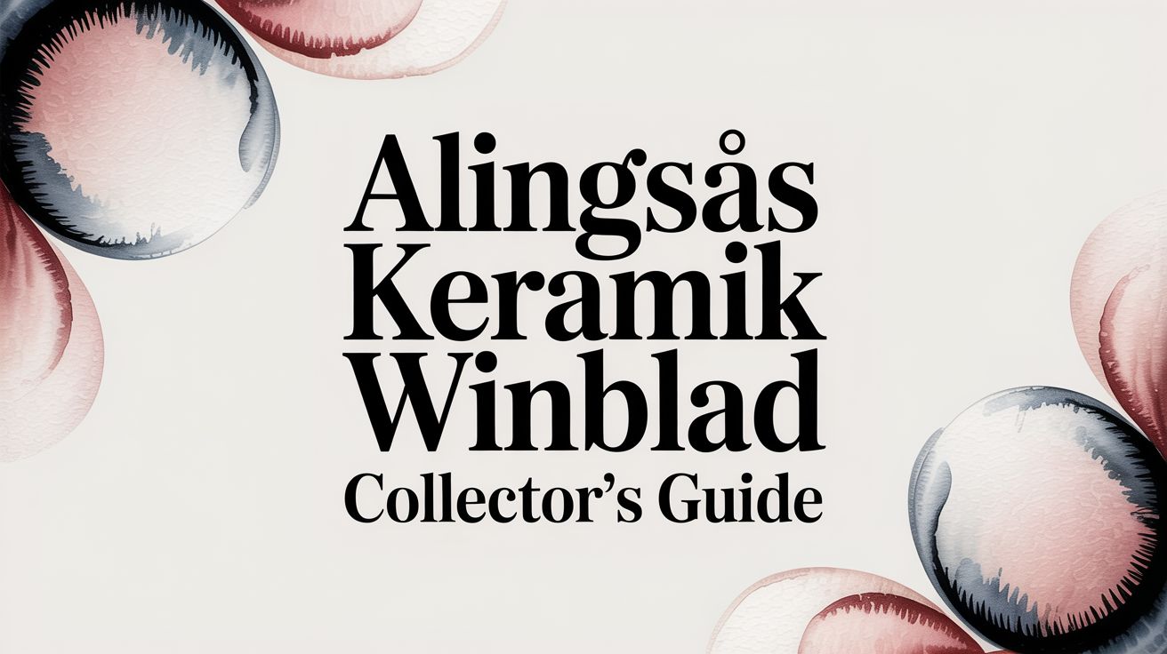 Alingsås Keramik Winblad: Collector's Guide