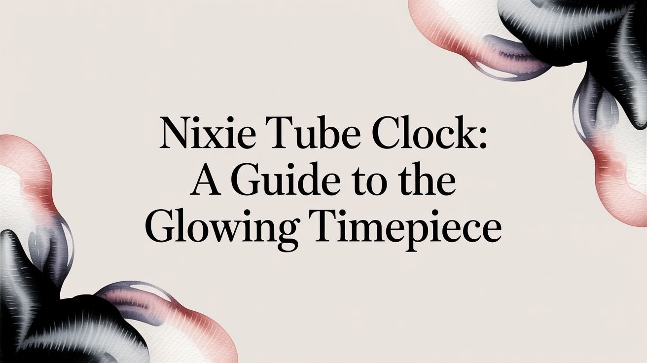 Nixie Tube Clock: A Guide to the Glowing Timepiece