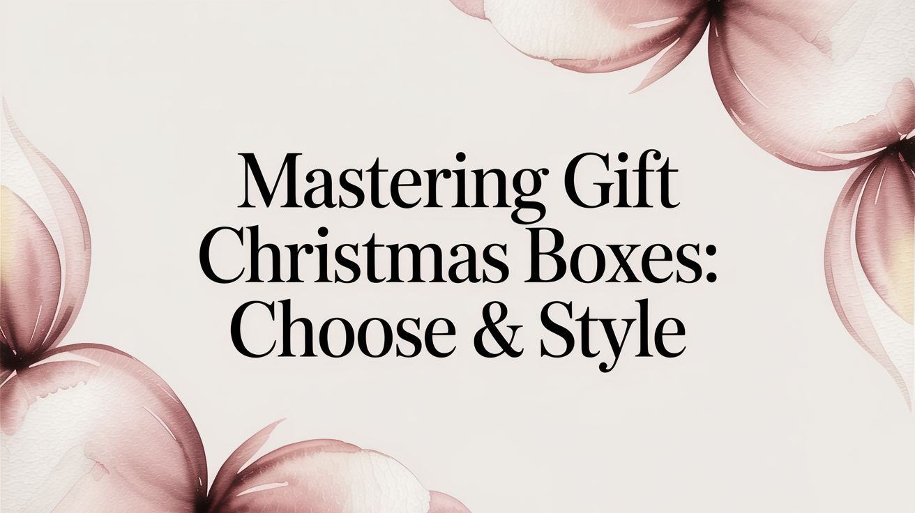 Mastering Gift Christmas Boxes: Choose & Style
