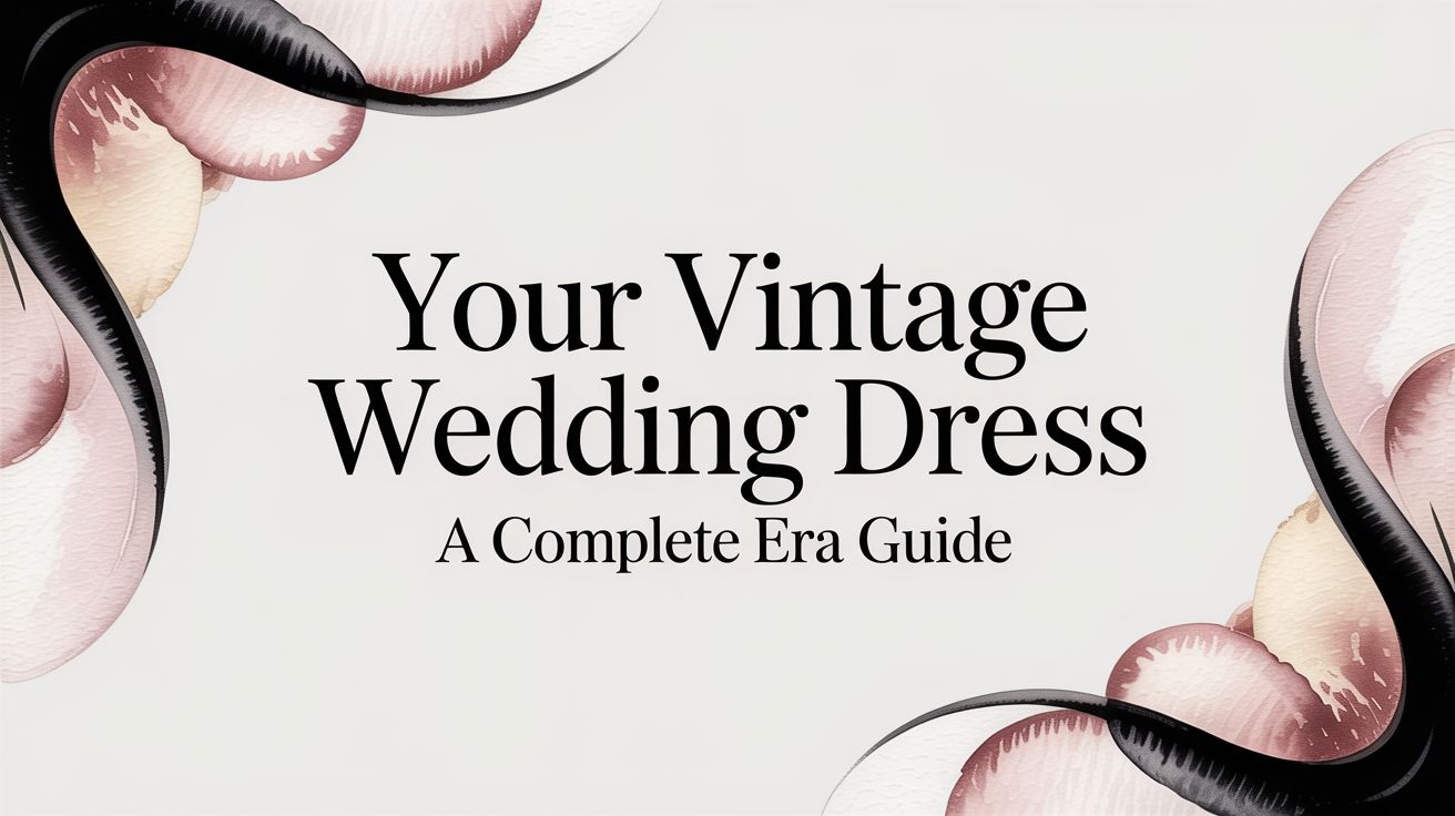 Your Vintage Wedding Dress A Complete Era Guide