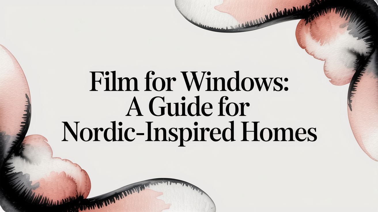 Film for Windows: A Guide for Nordic-Inspired Homes