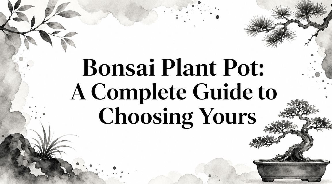 Bonsai Plant Pot: A Complete Guide to Choosing Yours