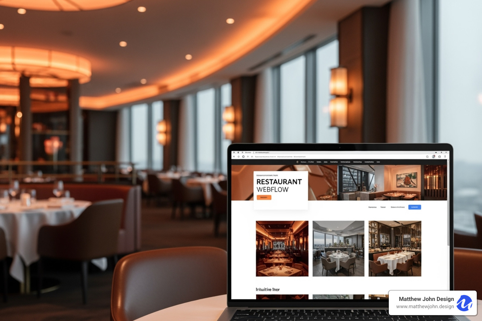 Collage showcasing different restaurant website styles: a modern minimalist design with clean typography, a rustic farmhouse aesthetic with warm colors, a luxury fine dining layout with neat fonts, and a casual family restaurant with bright, friendly graphics - restaurant webflow template