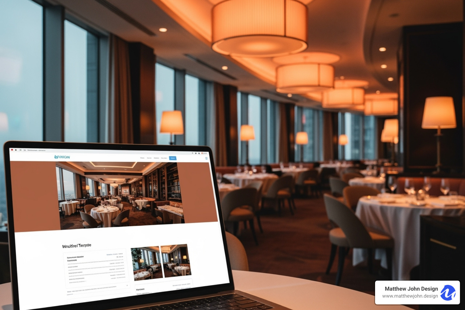 Clean and modern online menu interface displayed on a tablet showing appetizers, main courses, and desserts with prices and dietary indicators - restaurant webflow template