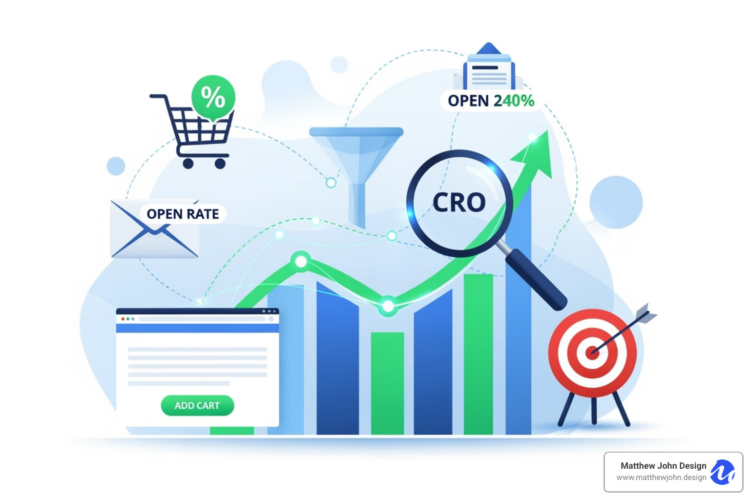 Image showing an A/B test setup with two different call-to-action buttons, highlighting the comparison of variants - what is conversion rate optimization in digital marketing