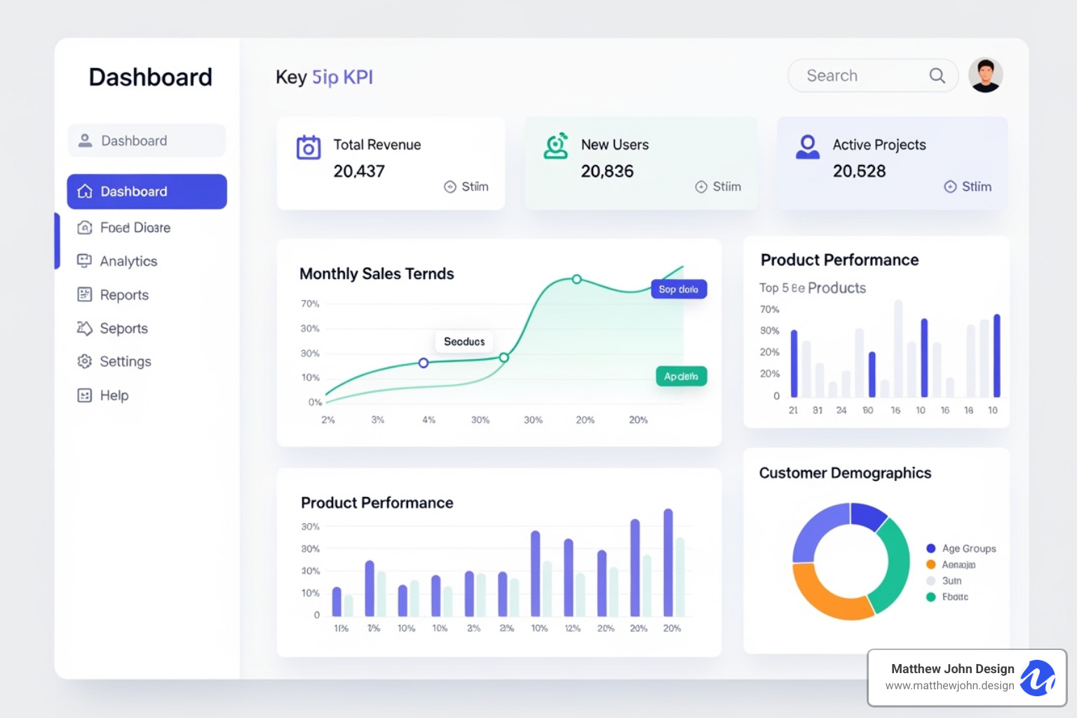 Jetboost dashboard interface - webflow blog search
