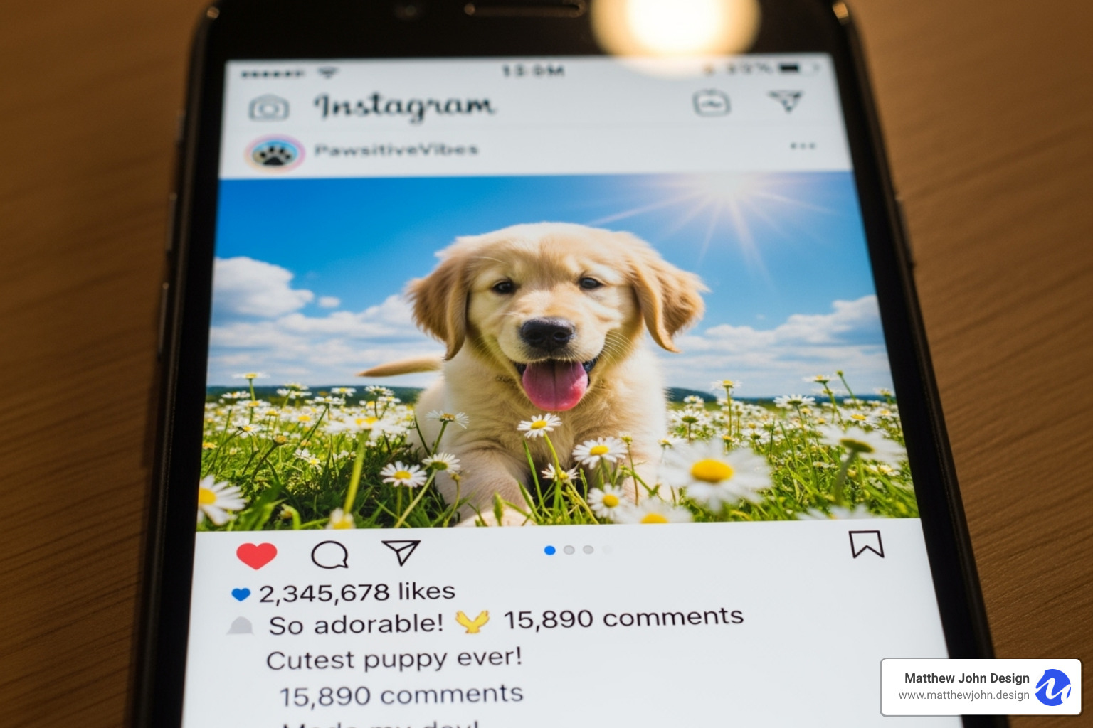 an Instagram post with high engagement and comments - bakery social media