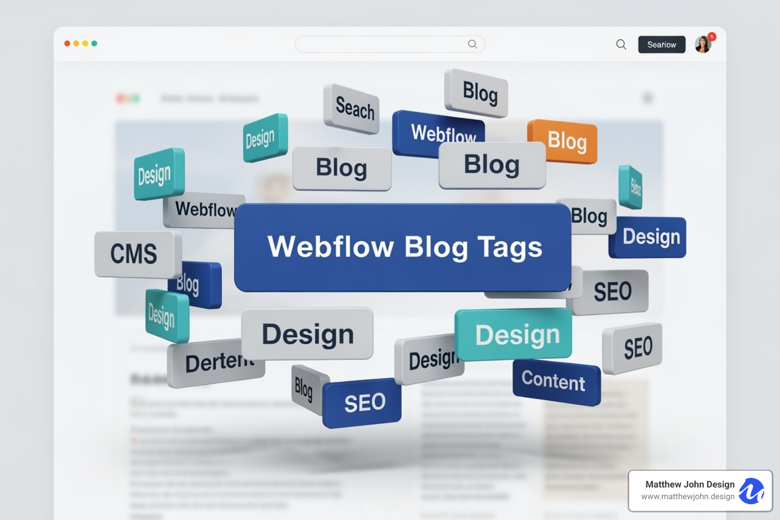 Webflow Designer showing a Collection List connected to the Tags multi-reference field - webflow blog tags