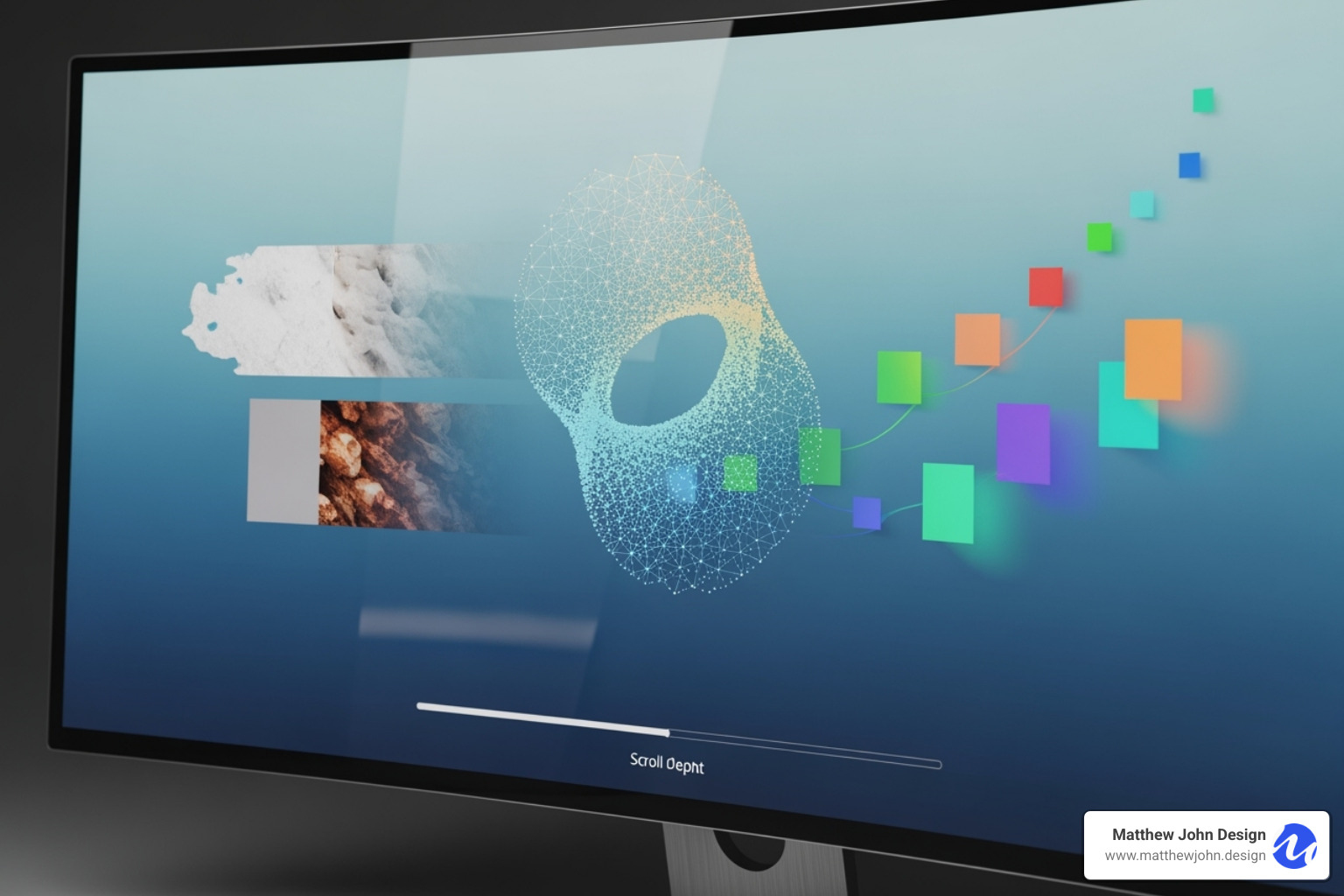 Complex, scroll-based animation on a Webflow site, showcasing dynamic visual effects as a user scrolls down the page - Webflow site builder