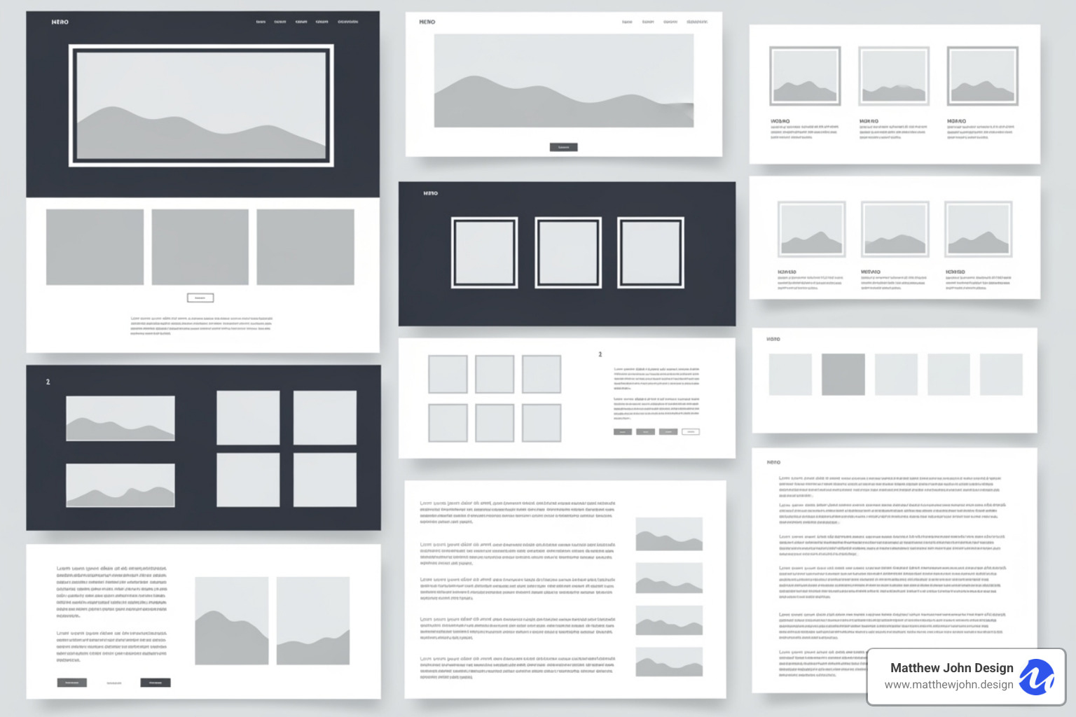 Complex layout built with Webflow's Grid or Flexbox - webflow responsive design