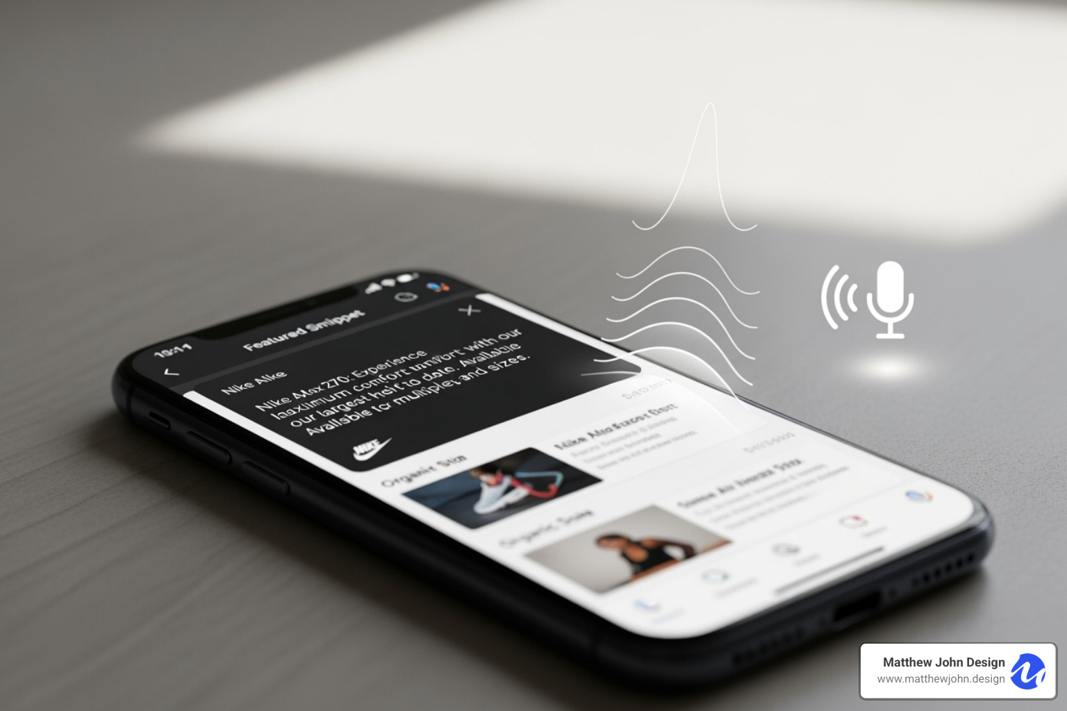 of a brand's content appearing as a featured snippet and a voice search result - answer engine of a brand's content appearing as a featured snippet and a voice search result - answer engine