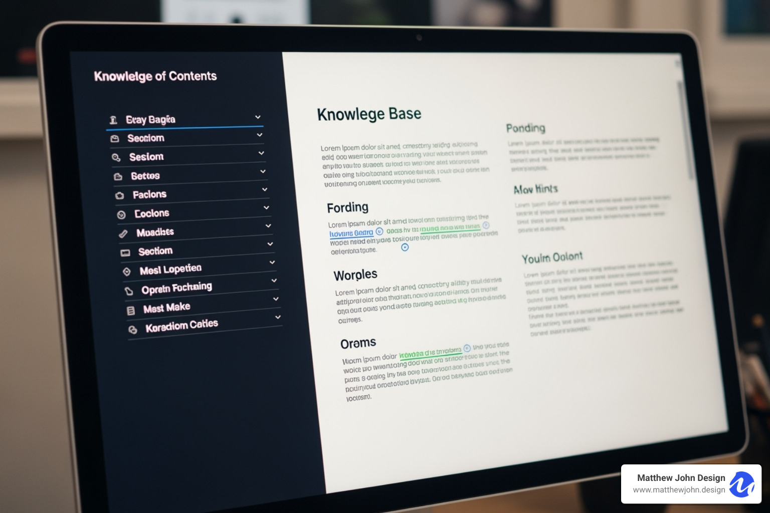 Structured knowledge base article with table of contents and internal links - knowledge base and seo Structured knowledge base article with table of contents and internal links - knowledge base and seo