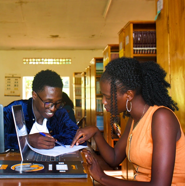 Discussion in the library