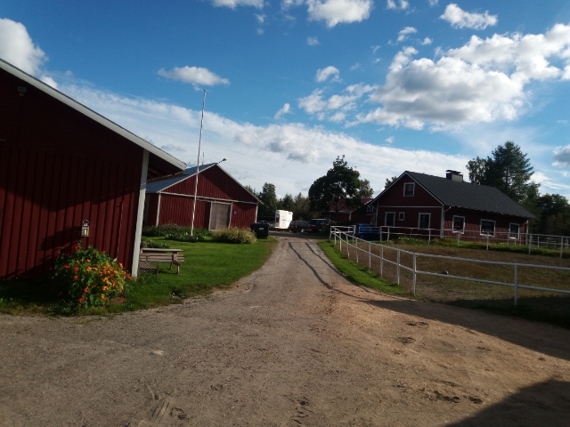 Yleiskuvaa tilan pihapiiristä