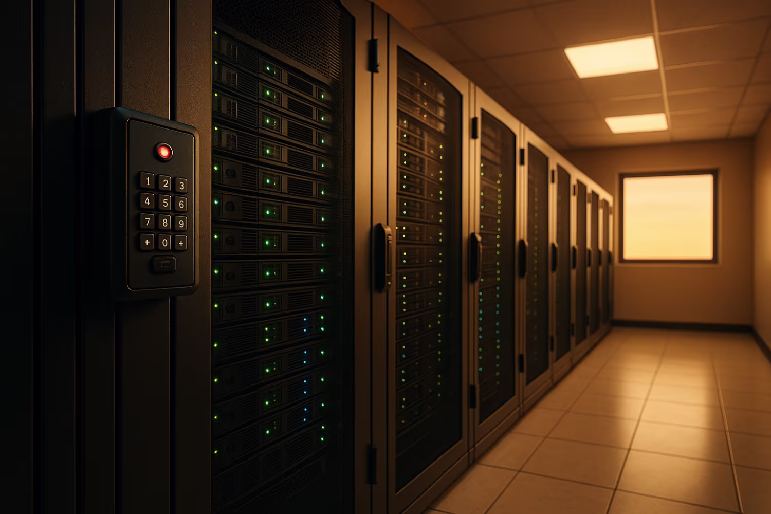 Advanced zero trust security server room