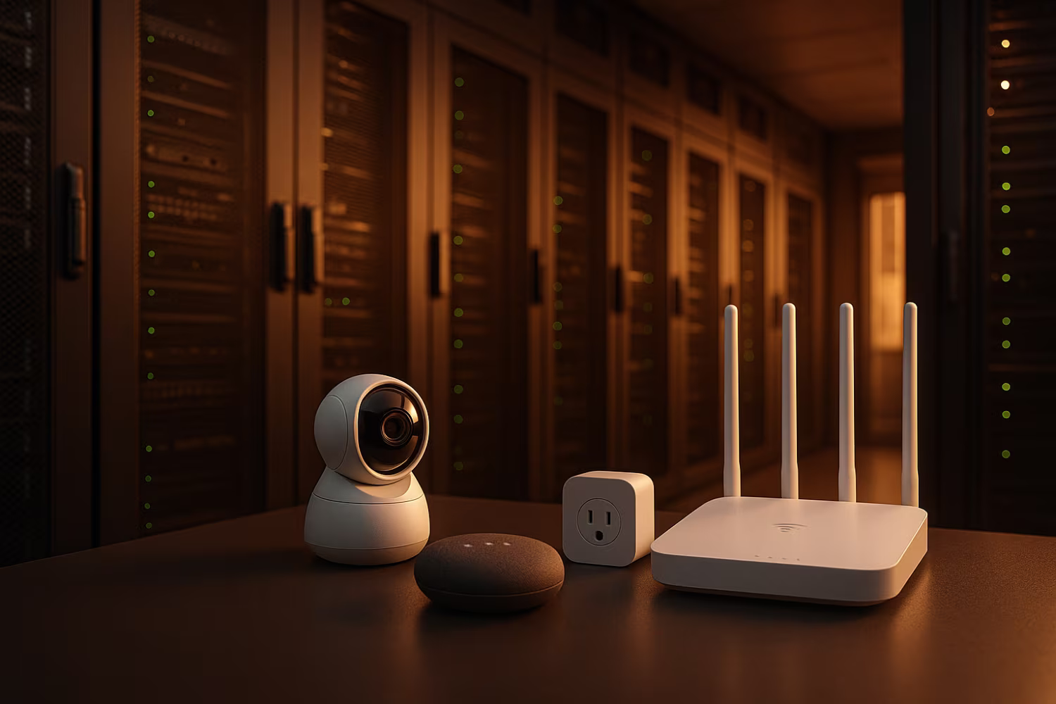 Secure AWS IoT server room