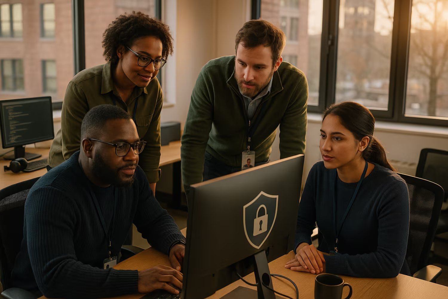 Diverse IT security services team