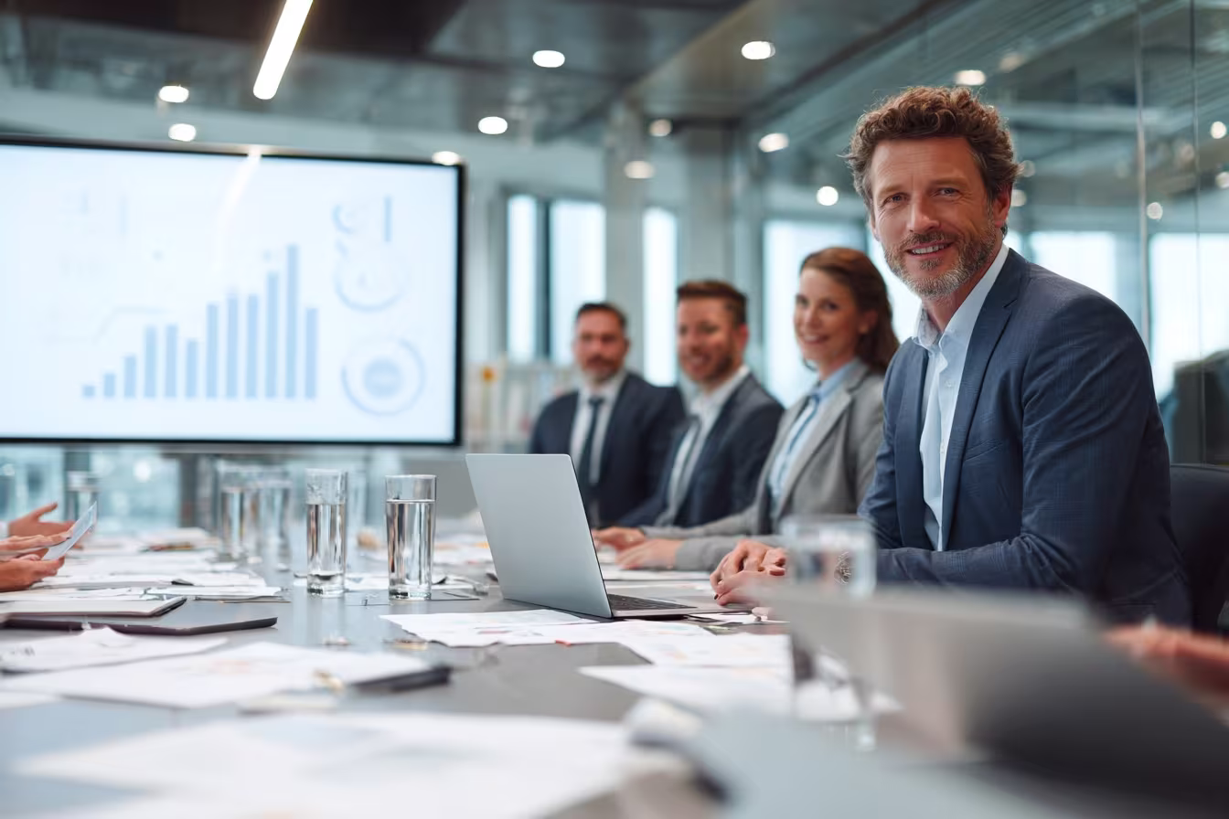 Virtual CIO leading business team