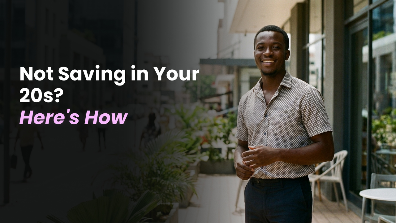 Fido blog banner for No Saving In Your 20S Heres How To Start