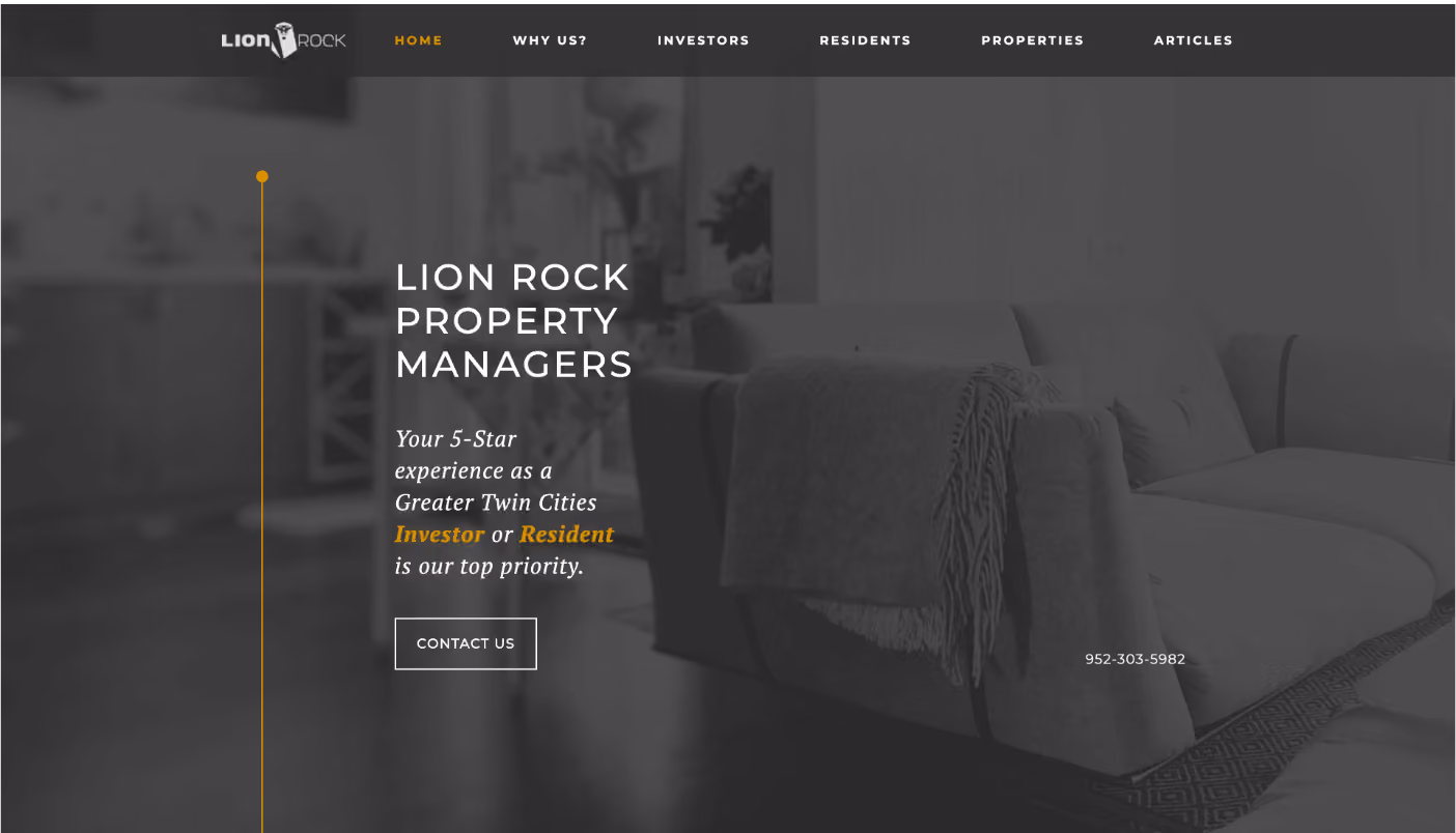 the lion rock property managers website