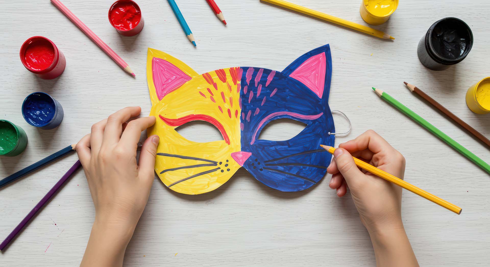 Family Art Festival half-term crafts at Venue Cymru, Llandudno