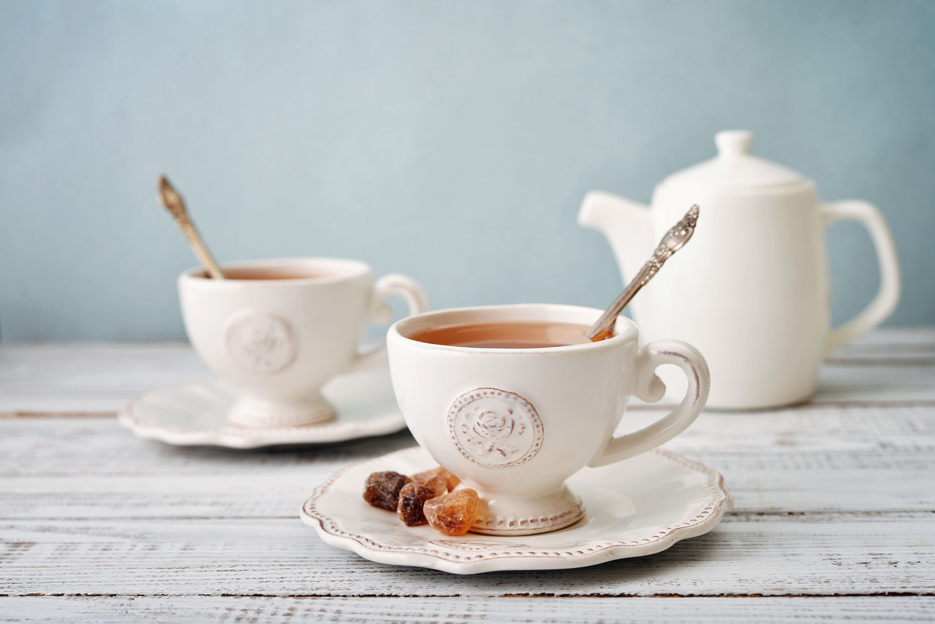 Cup of tea promoting Josh Widdicombe's Not My Cup of Tea at Venue Cymru, Llandudno